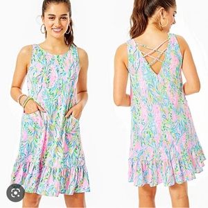Lilly Pulitzer Kristen Flounce Dress Size S Small